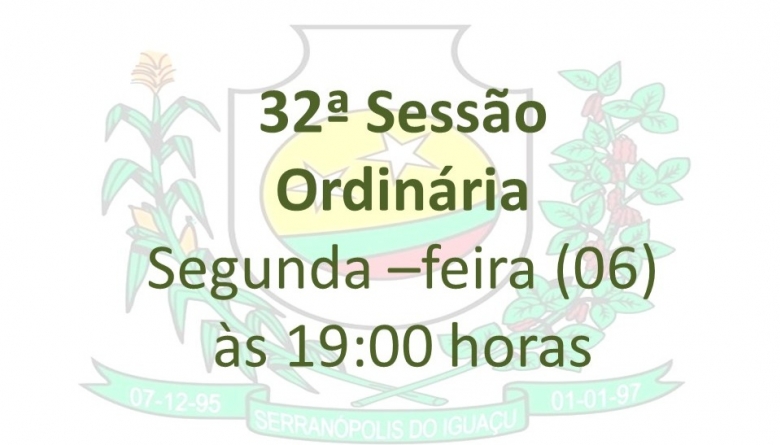 32ª Reunião Ordinária