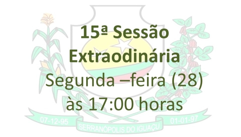 EDITAL DE CONVOCAÇÃO N° 15/2023