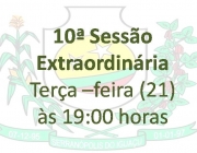 10ª Sessão Extraordinária