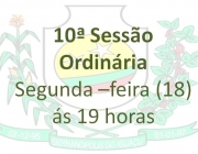 10ª Sessão Ordinária