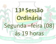 13ª Sessão Ordinária