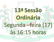 13ª Sessão Ordinária