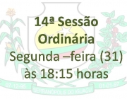 14ª Sessão Ordinária