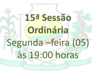 15ª Reunião Ordinária