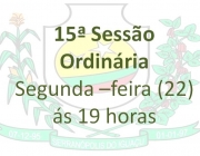 15ª Sessão Ordinária