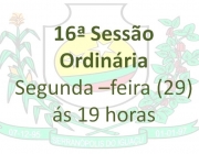 16ª Sessão Ordinária