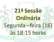 21ª Sessão Ordinária