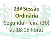 23ª Sessão Ordinária