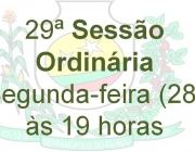 29 ª Sessão Ordinária