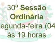 30 ª Sessão Ordinária