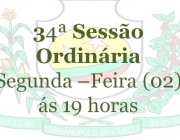 34ª Sessão Ordinária