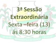 3ª sessão Extraordinária