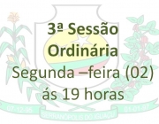 3ª Sessão Ordinária