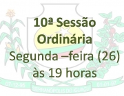 10ª SESSÃO ORDINÁRIA