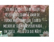 FELIZ DIA DAS MÃES